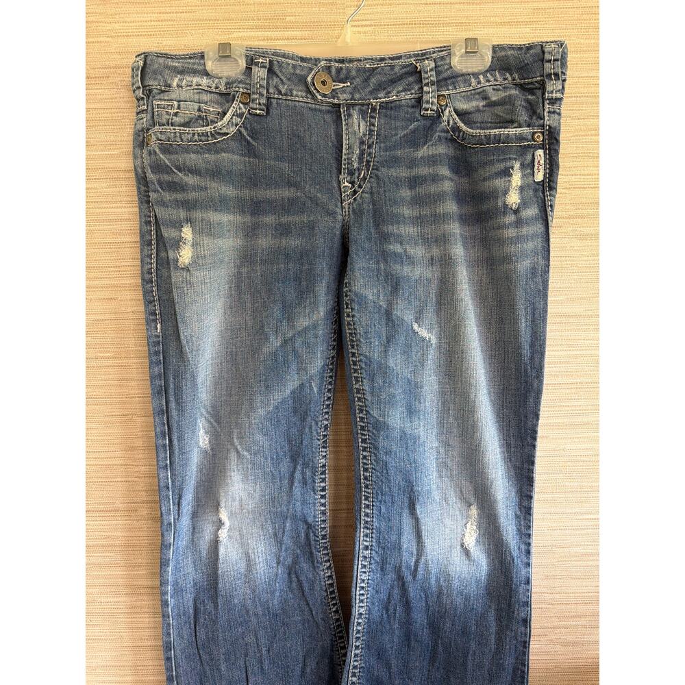 Silver Jeans co. Women's Tuesday size 34/31 Low Rise Boot cut - Picture 2 of 7